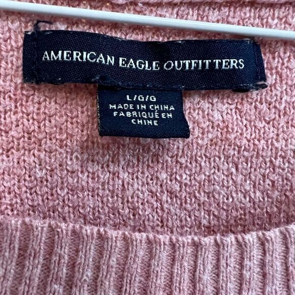 American Eagle mauve color size lg sweater - Picture 3 of 9